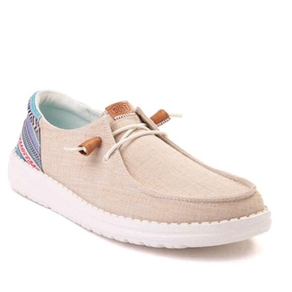 Hey Dude Wendy Funk Serape Stripe Casual Shoes Women’s Size 6 GUC - Picture 1 of 10